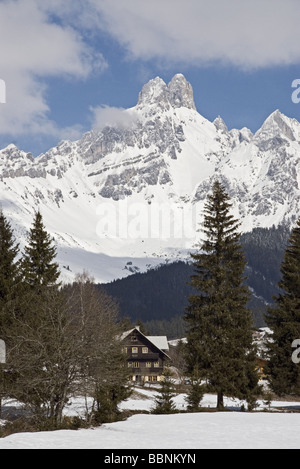 Géographie / billet, l'Autriche, l'état de Salzbourg, paysages, (2459 m) Bischofsmütze, Additional-Rights Clearance-Info-Not-Available- Banque D'Images