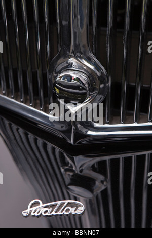 Motoring avaler-nom de vieux classique peint noir britanniques ont fait 1931 SS1 coupé voiture jaguar Banque D'Images