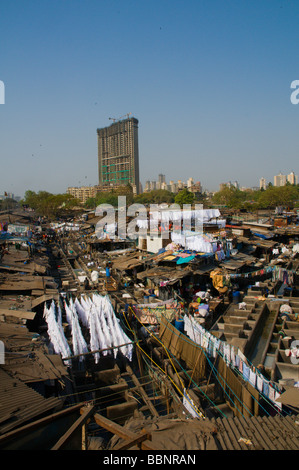 Mahalaxmi dhobi ghat, Mumbai Banque D'Images