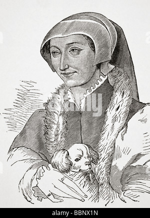 Marguerite de Navarre, 1492 - 1549, alias Marguerite d'Angoulême ou Marguerite de Navarre, reine consort du roi Henri II de Navarre Banque D'Images