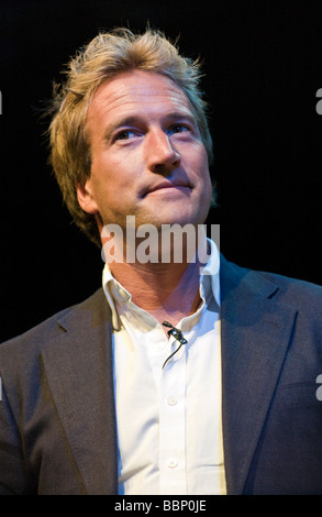 Ben Fogle aventurier anglais présentateur de télévision et écrivain photographié à Hay Festival 2009 Banque D'Images