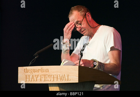 Arthur Smith auteur comédien et écrivain photographié à Hay Festival 2009 Banque D'Images