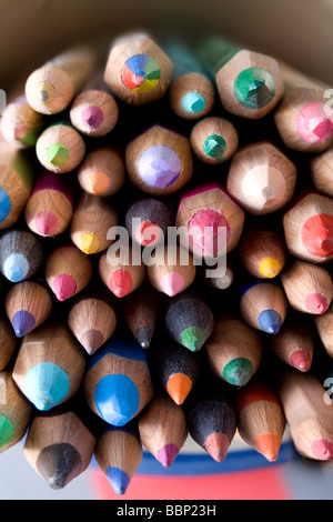 Crayons de couleur Banque D'Images