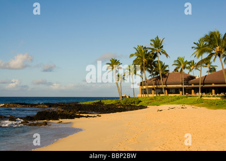 Sheraton Kauai Resort sur Kiahuna Beach Kauai Hawaii USA Banque D'Images