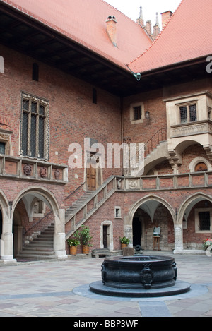 Collegium Maius, le plus ancien bâtiment de l'Université jagellonne, Cracovie, Pologne Banque D'Images