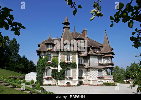 VILLA STRASSBURGER (ANCIENNE FERME DE LA MOTTE), Deauville, Calvados (14), NORMANDIE, France Banque D'Images