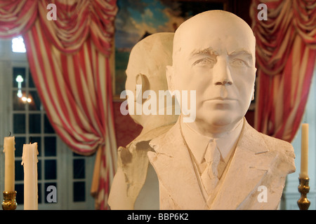 Buste DE MONSIEUR, LA VILLA STRASSBURGER (ANCIENNE FERME DE LA MOTTE), Deauville, Calvados (14), NORMANDIE, France Banque D'Images