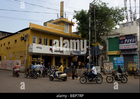 Les rues de Chennai, Tamil Nadu, Inde Banque D'Images