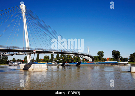 La passerelle Mimram, DEUX-RIVES JARDIN, STRASBOURG, BAS RHIN (67), Alsace, France, Europe Banque D'Images