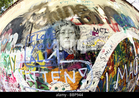 John Lennon Wall Banque D'Images