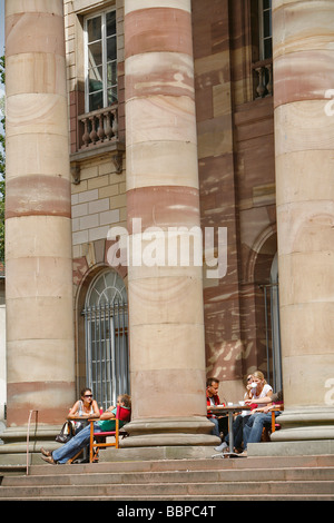 Opéra NATIONAL DU RHIN ET LE CAFE DE L'OPERA, STRASBOURG, BAS RHIN (67), Alsace, France, Europe Banque D'Images