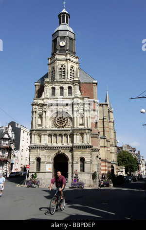NOTRE-DAME DU BON SECOURS ÉGLISE, TROUVILLE-SUR-MER, Calvados (14), NORMANDIE, France Banque D'Images