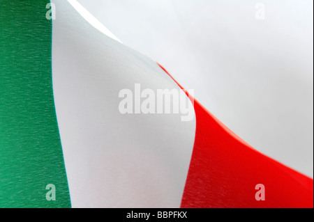 Drapeau national italien Banque D'Images