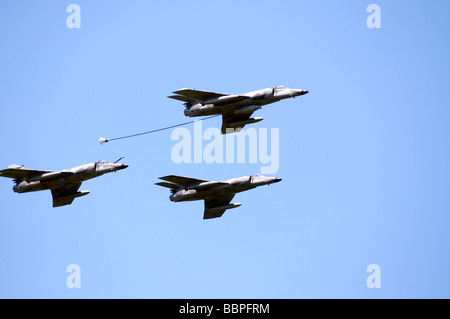 Ferte Alais Marine française jet fighter Super Etendart ravitaillement maritime Banque D'Images