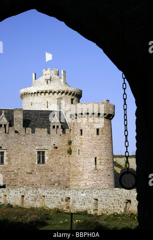 FORT LA LATTE, LE CHÂTEAU DE LA ROCHE GOYON, COTES D'ARMOR (22), BRETAGNE, FRANCE Banque D'Images