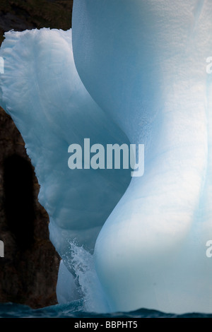 Paysages de glace de l'Antarctique, y compris les structures et les éléments iceberg incroyable. Banque D'Images