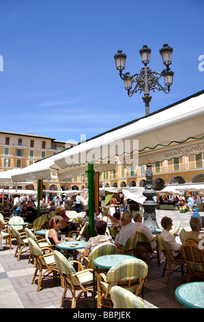 Les étals du marché, Plaça Major, Palma de Majorque, Palma de Majorque, municipalité, Iles Baléares, Espagne Banque D'Images