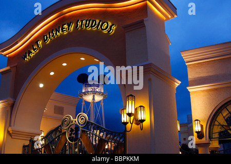 Entrée DU PARC D'Attractions Walt Disney Studios, DISNEYLAND PARIS, Seine-et-Marne, France Banque D'Images