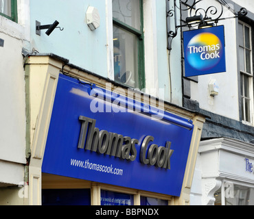 Thomas Cook Travel shop Banque D'Images