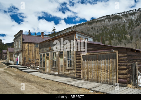 Colorado Saint Elmo ghost town National Historic Site réglé 1878 avait nommé M. Forest City Banque D'Images