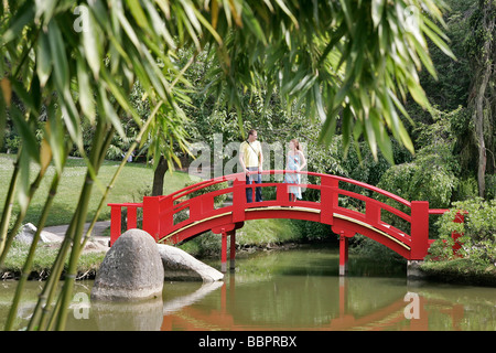 Jardins Japonais Compans Caffarelli, TOULOUSE, HAUTE-GARONNE (31), FRANCE Banque D'Images