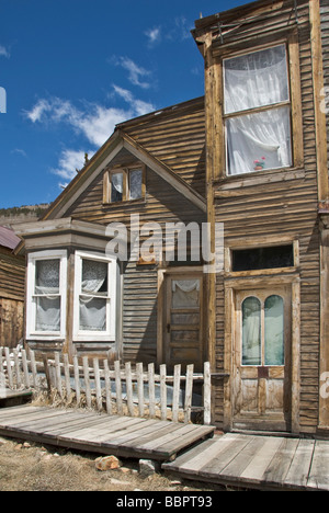 Colorado Saint Elmo ghost town National Historic Site se sont installés à l'origine du nom de la ville de la Forêt 1878 Banque D'Images