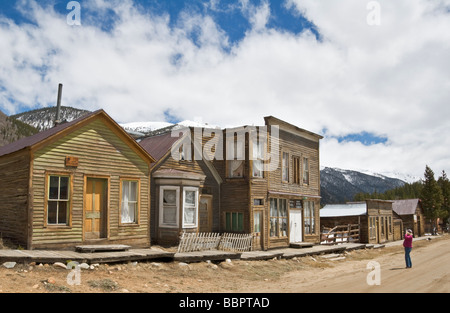 Colorado Saint Elmo ghost town National Historic Site réglé 1878 avait nommé M. Forest City Banque D'Images