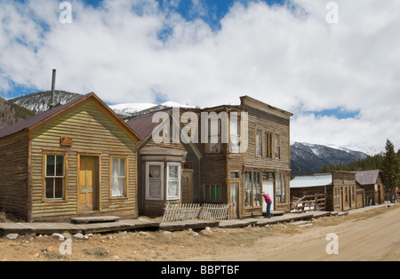 Colorado Saint Elmo ghost town National Historic Site réglé 1878 avait nommé M. Forest City Banque D'Images