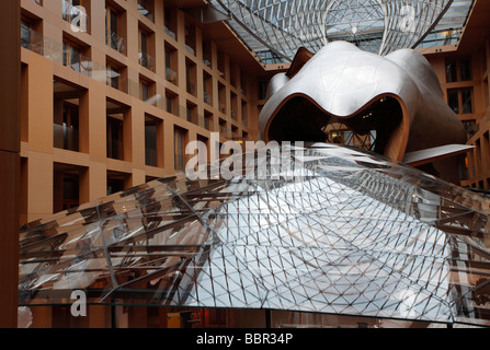 Allemagne Berlin DZ Bank architecte Frank Gehry Atrium Banque D'Images