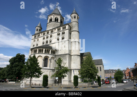 Collégiale St Gertrude, Nivelles, Belgique Banque D'Images