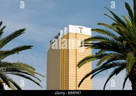 Trump Tower et Casino sur le Strip à Las Vegas au Nevada Banque D'Images