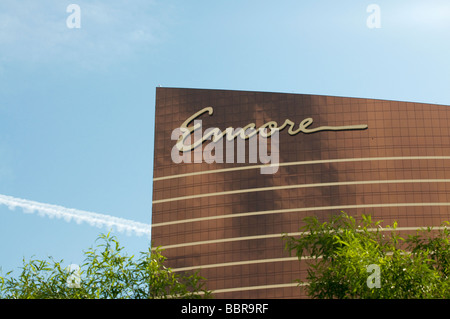 Steve Wynn and Encore Wynns Hotel and Casino l'un des plus récents hôtels de la Strip de Las Vegas Banque D'Images