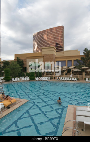 Steve Wynn and Encore Wynns Hotel and Casino l'un des plus récents hôtels de la Strip de Las Vegas Banque D'Images