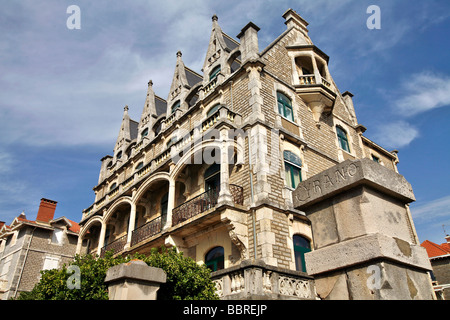 VILLA CYRANO, Biarritz, Pyrénées Atlantiques (64), FRANCE, PAYS BASQUE, CÔTE BASQUE Banque D'Images