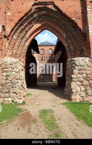 Ruines de l'ancienne Cathédrale Saints Pierre et Paul sur la colline de Toome à Tartu, Estonie, Toomkirik,Nation Baltique,Photo de Willy Matheisl Banque D'Images