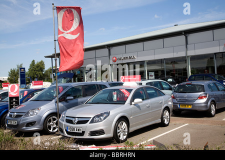 Agences de voiture Ipswich Suffolk Angleterre Ransomes Europark Banque D'Images