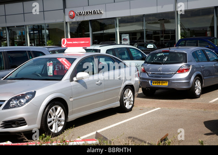 Agences de voiture Ipswich Suffolk Angleterre Ransomes Europark Banque D'Images