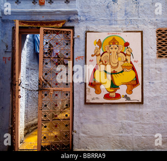 La Boutique Ganesh à l'intérieur de Fort Jaisalmer Rajasthan Inde Banque D'Images