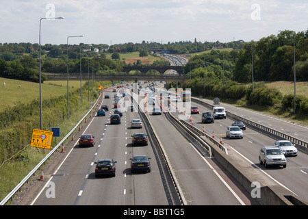 L'élargissement de l'autoroute M25 M40 16-23 jonctions scheme à A1 (M) Les autoroutes contrat d'angleterre uk go Banque D'Images
