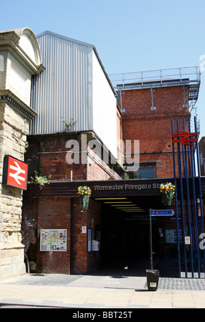 L'extérieur de la gare de foregate street worcester uk Banque D'Images