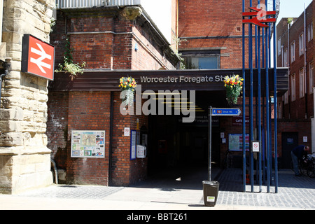 L'extérieur de la gare de foregate street worcester uk Banque D'Images