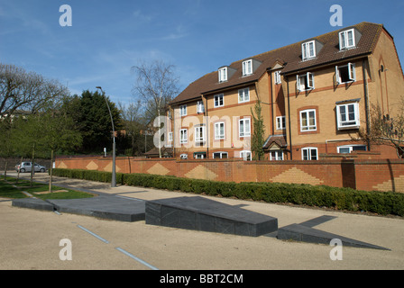 La gestion du trafic spatial commun, Ipswich, Suffolk, UK. Banque D'Images