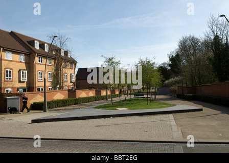 La gestion du trafic spatial commun, Ipswich, Suffolk, UK. Banque D'Images