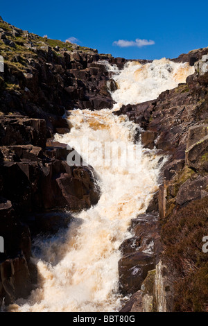 Museau chaudron est une chute sur le cours supérieur de la Rivière Tees dans le Nord de l'Angleterre Banque D'Images