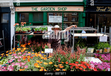 Columbia Road Flower Market, Londres Banque D'Images