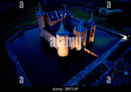 Le Muiderslot comme reproduit dans Madurodam Banque D'Images