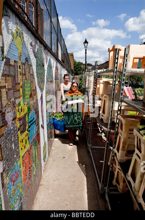 Columbia Road Flower Market, Londres Banque D'Images