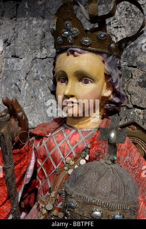 Portrait de Santo Niño de Cebú Banque D'Images