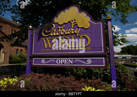 Entrée de Cadbury World Bournville Birmingham West Midlands England UK Banque D'Images