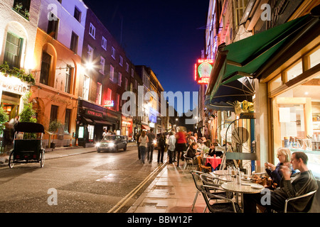 Frith Street Soho Londres Uk Europe Banque D'Images